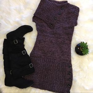 Knitted mini dress
